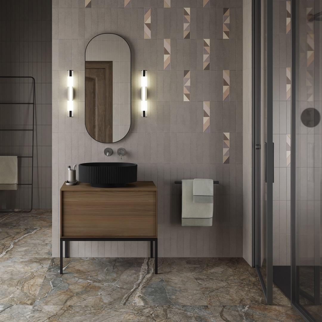 Тумба KERAMA MARAZZI Atollo напольная/подвесная с ящиком 80, деревянная
