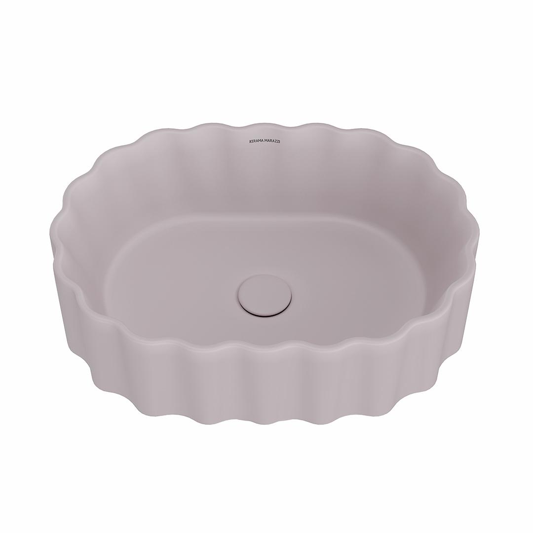 Раковина ARTBASIN Conchiglia накладная 50, мальва матовая