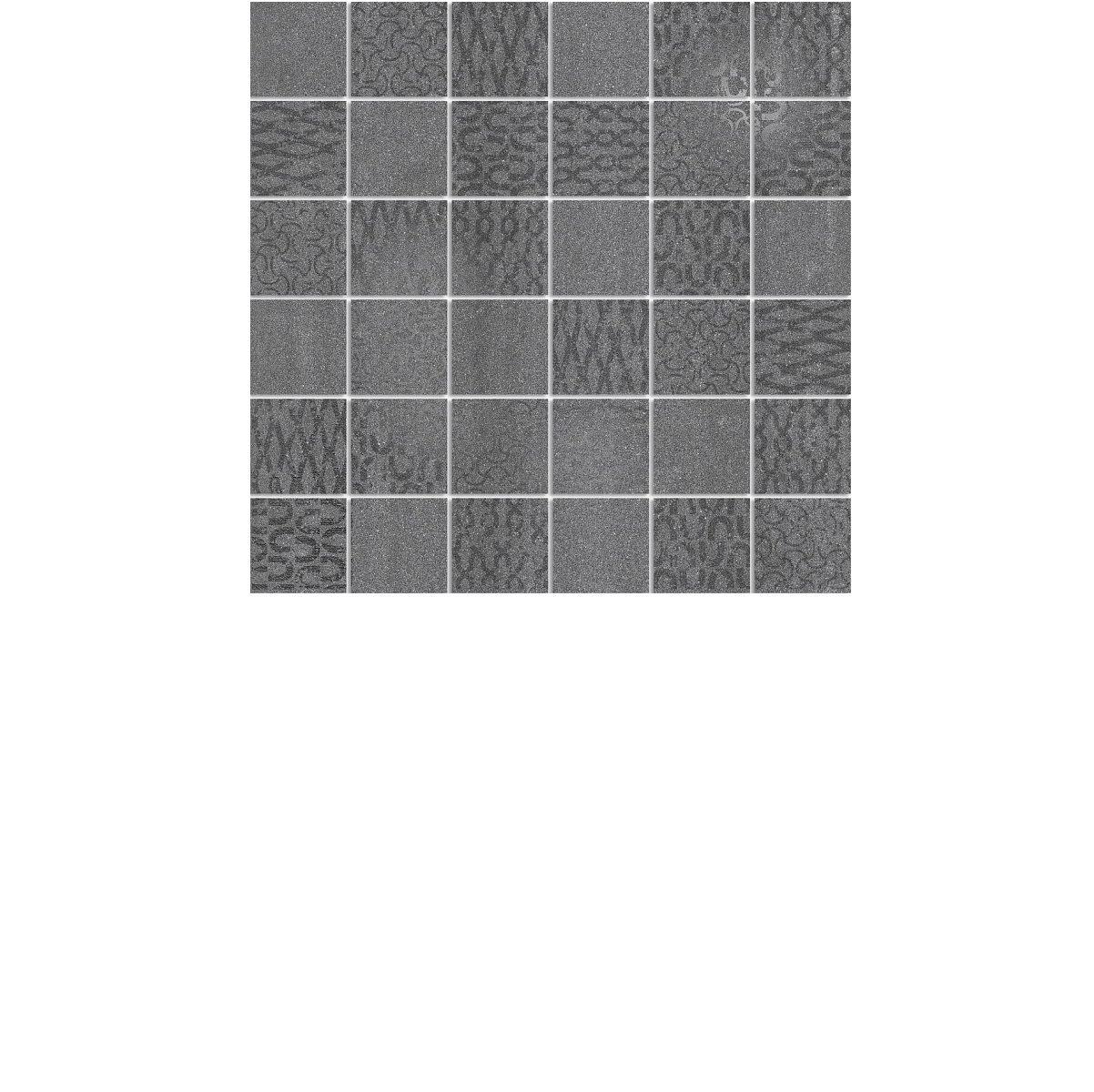Декор Про Дабл антрацит мозаичный 30x30