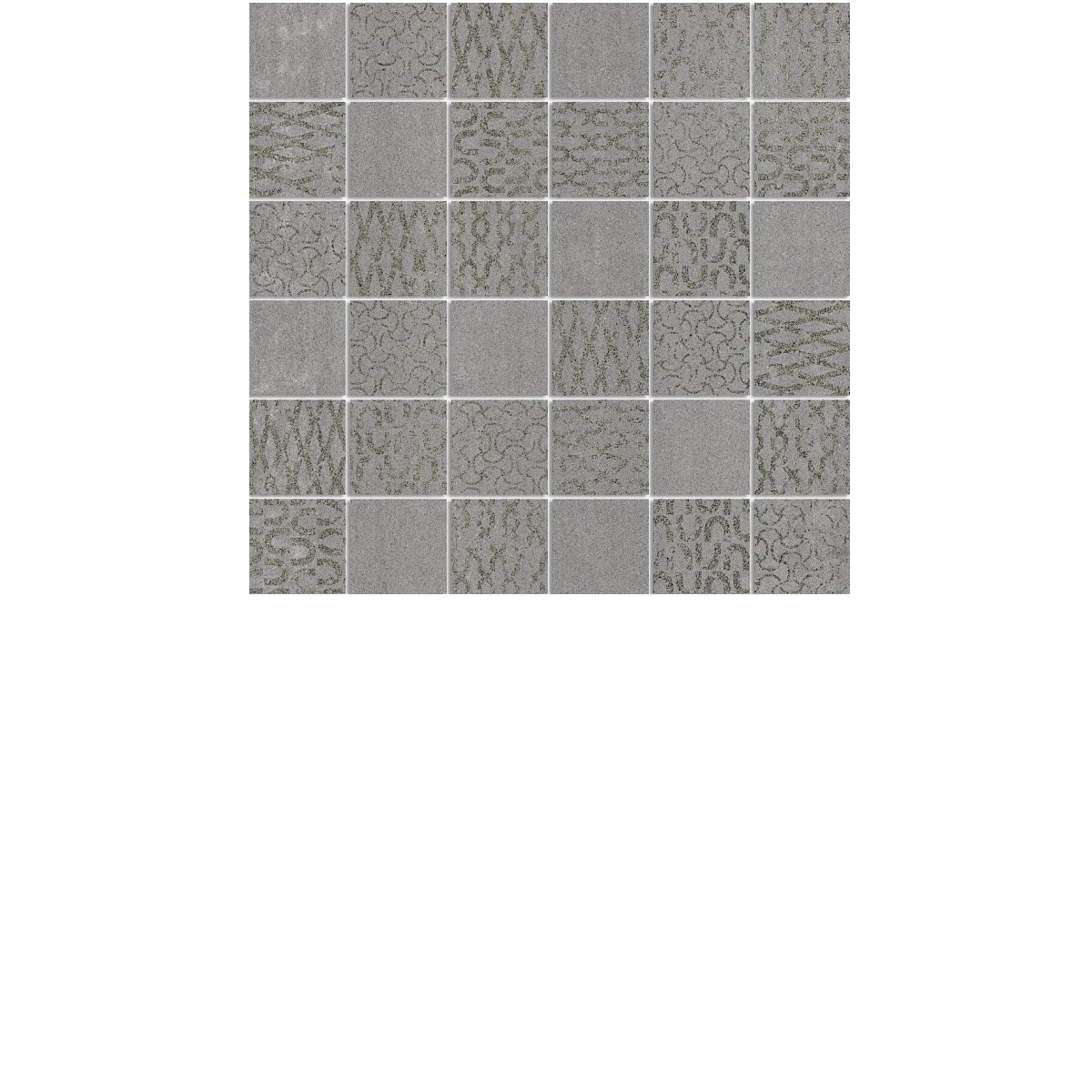Декор Про Дабл серый темный мозаичный 30x30