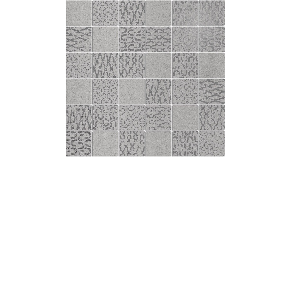 Декор Про Дабл серый мозаичный 30x30