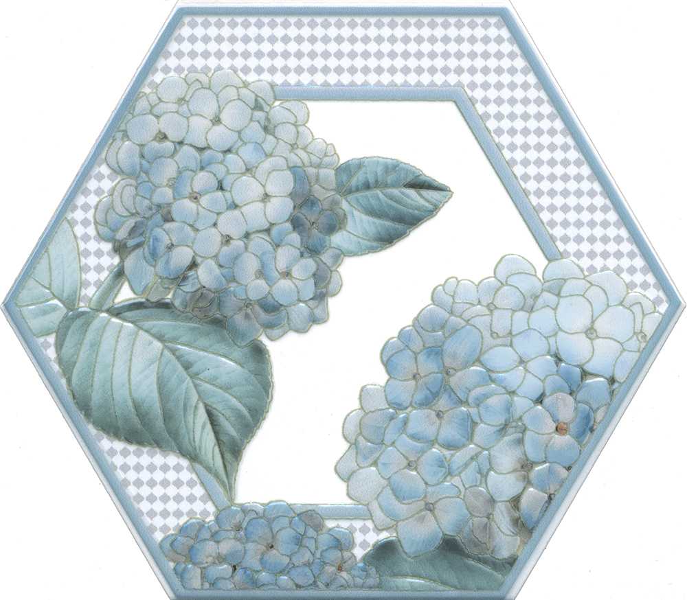Декор Аньет матовый 20x23,1
