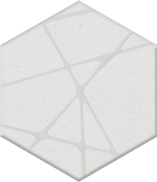 Декор Агуста белый 6x5,2