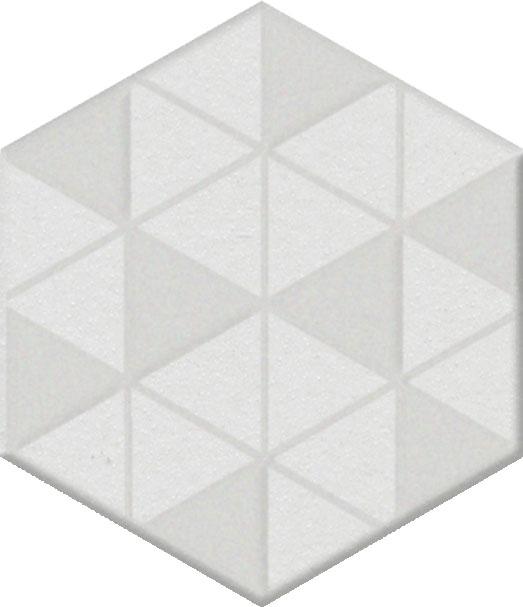 Декор Агуста белый 6x5,2