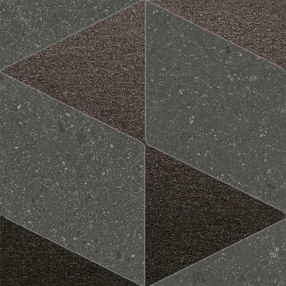 Декор Матрикс антрацит 20x20