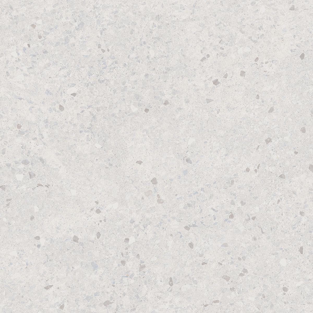 Терраццо серый светлый обрезной 60x60