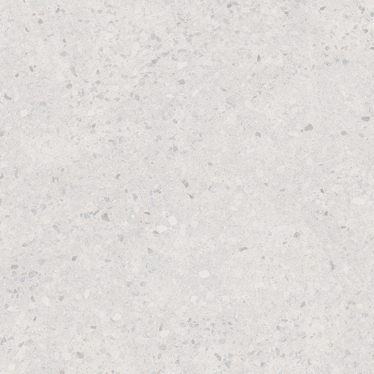 Терраццо серый светлый обрезной 60x60