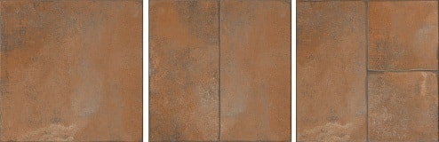 Каменный остров коричневый 30x30
