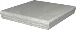 Ступень угловая Бореале серый 30x30