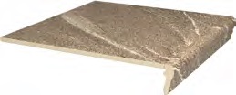 Ступень фронтальная Бореале коричневый 30x30
