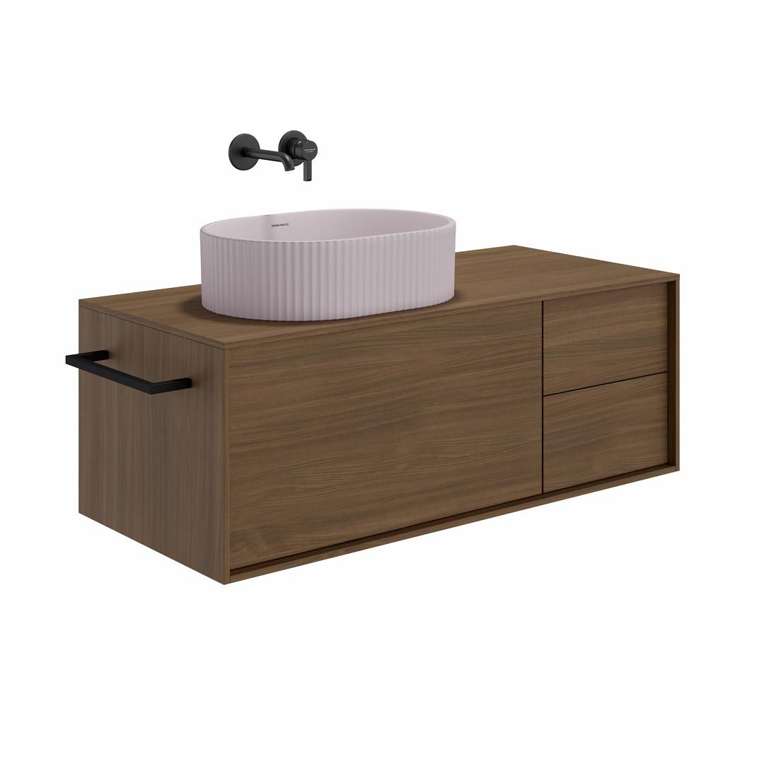 Раковина ARTBASIN Vento накладная 50, мальва матовая