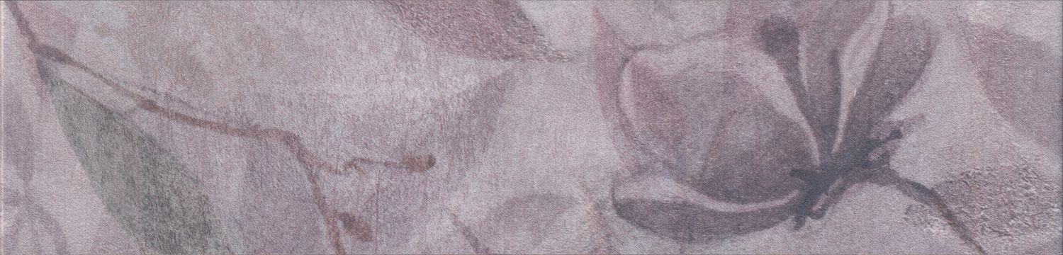 Бордюр Магнолия 3 матовый обрезной 30x7,2