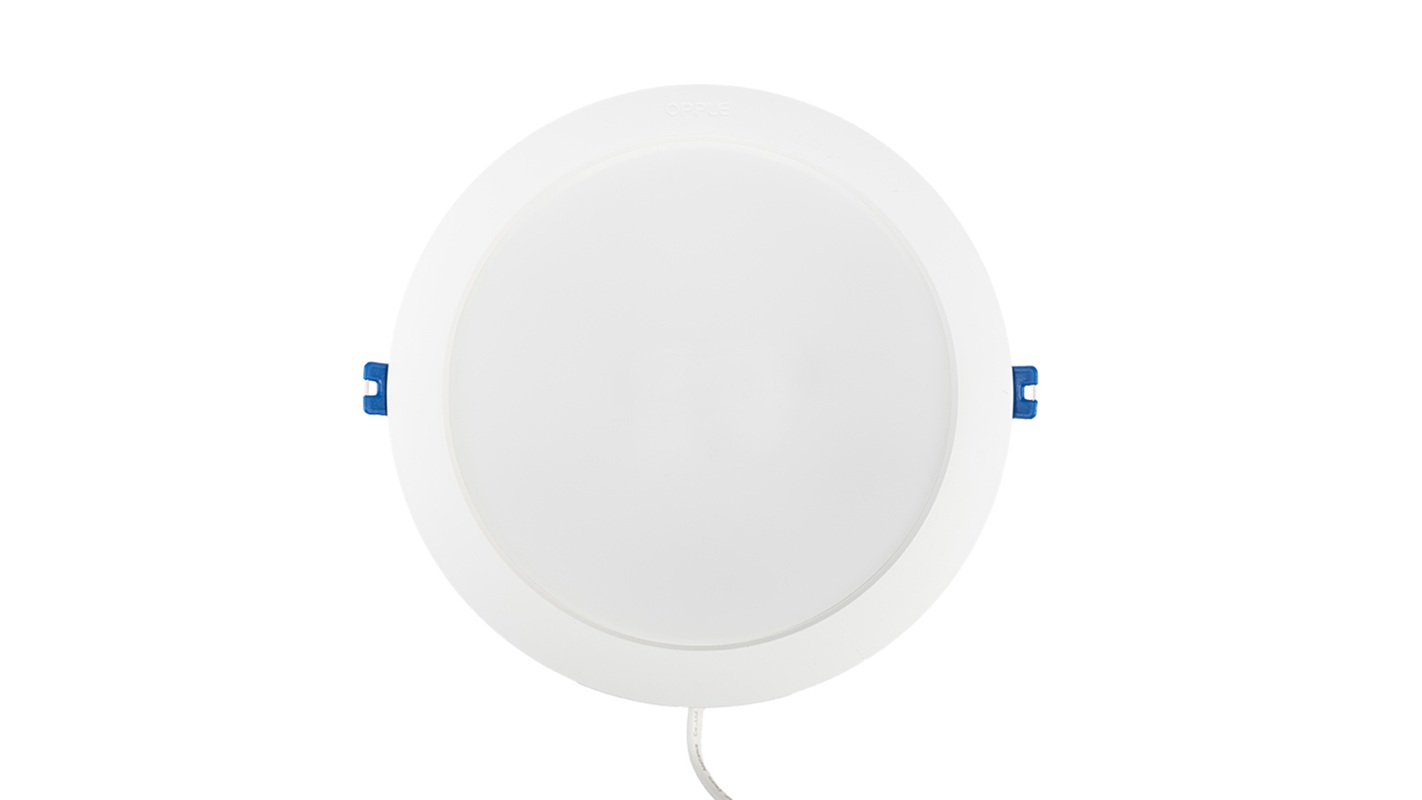 Светильник светодиодный точечный OPPLE Utility LED Downlight US R200-22W-4000-WH-GP встраиваемый — вид сверху-1