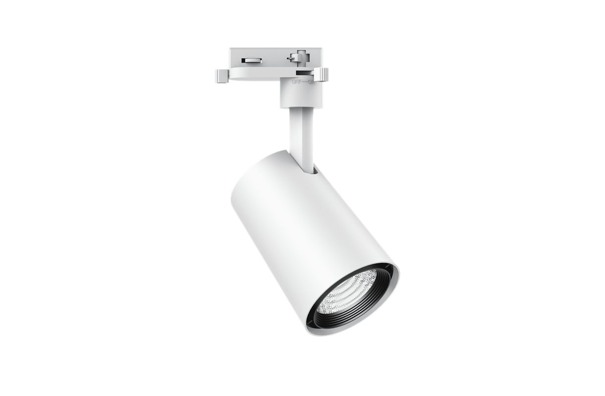 Светильник светодиодный трековый OPPLE LED Spotlight U3 Track 3 20W-4000-24D-WH-GP трехфазный, поворотный — вид под углом