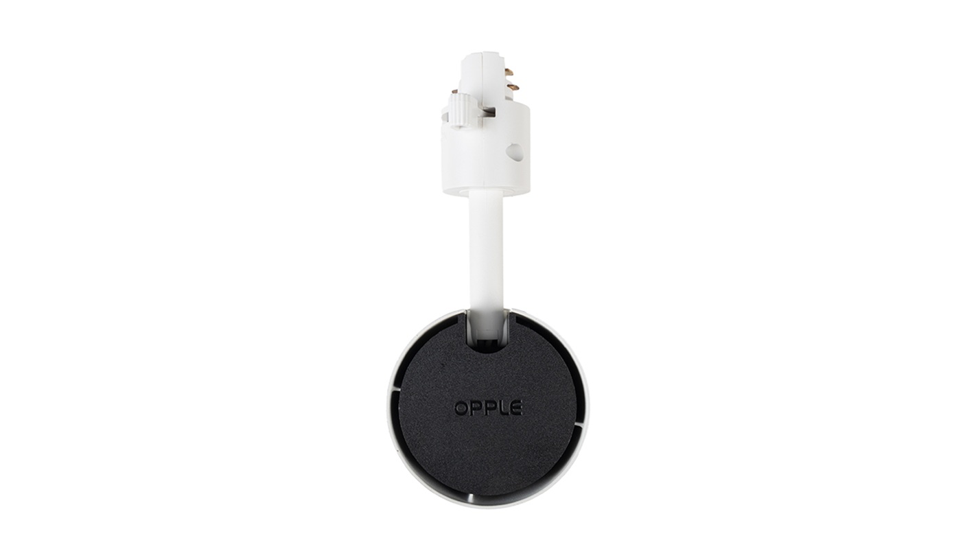 Светильник светодиодный трековый OPPLE LED Spotlight U3 Track 3 30W-4000-24D-WH-GP трехфазный, поворотный — вид сверху-1