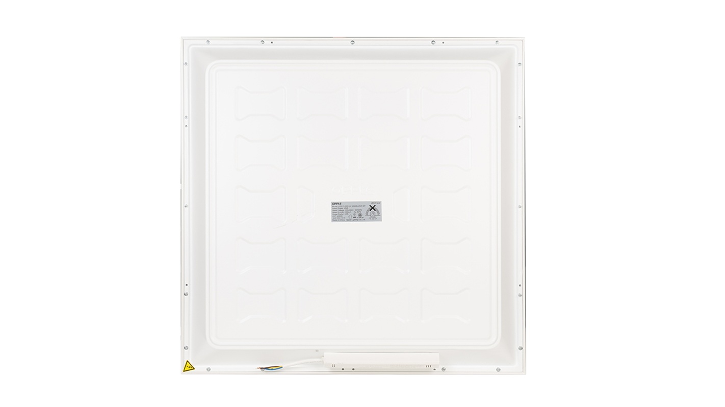 Панель светодиодная OPPLE LED PBL-U4 Sq595-45W-4000-WH-GP Армстронг, с равномерным освещением — вид сзади на корпус