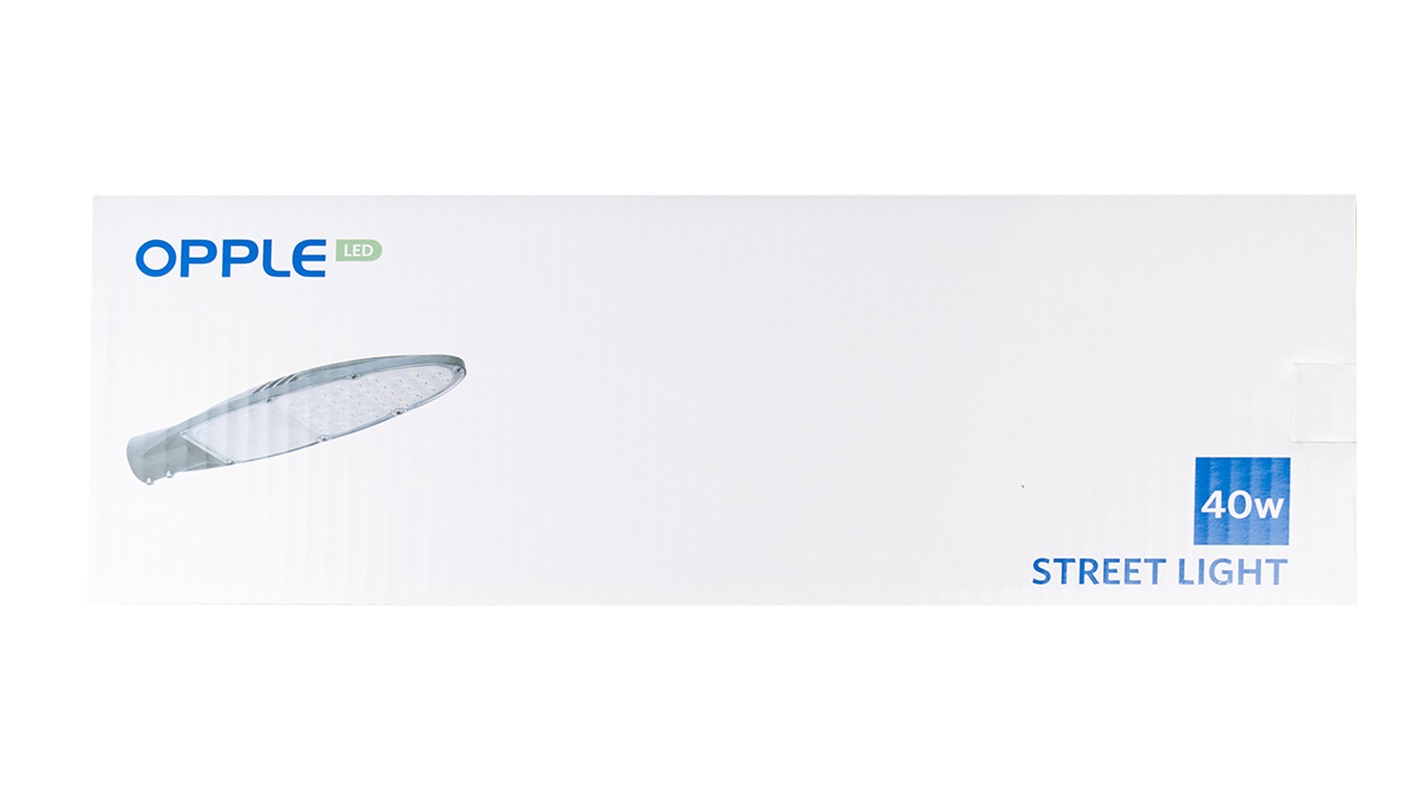 Светильник светодиодный консольный OPPLE EQ LED Streetlight-EQ40W-5700-150+70D-GY-GP2 уличный — товар в упаковке