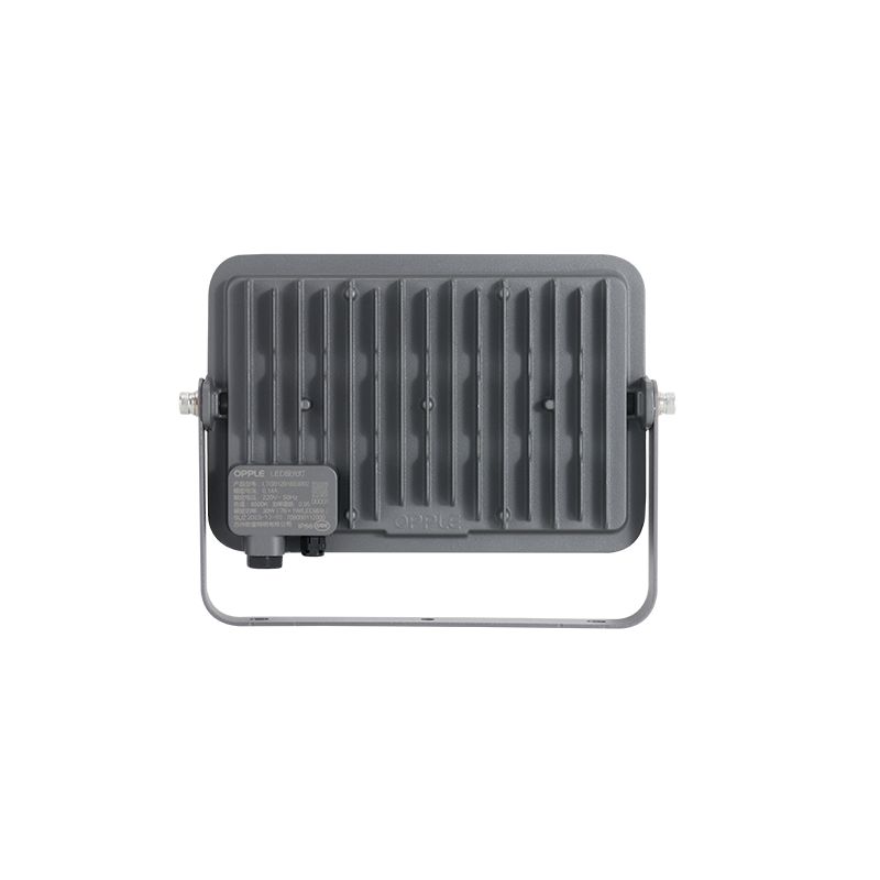 Прожектор светодиодный уличный OPPLE LED Floodlight EQ3 30W-3000-GY-GP поворотный — вид сзади на корпус