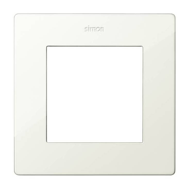 Рамка Simon 24 Harmonie на 1 пост, слоновая кость — вид спереди