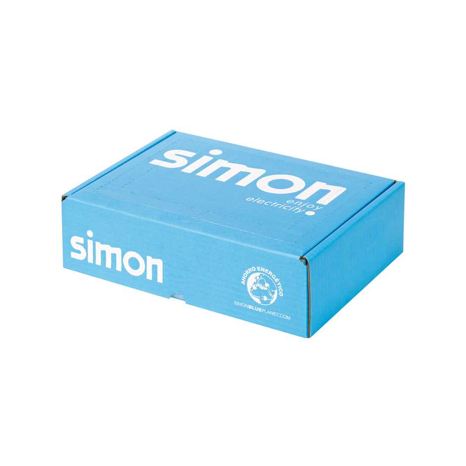 Монтажная коробка Simon Connect для влагостойкой основы IP66, под установку в фальшпол Simon K45 — товар в упаковке