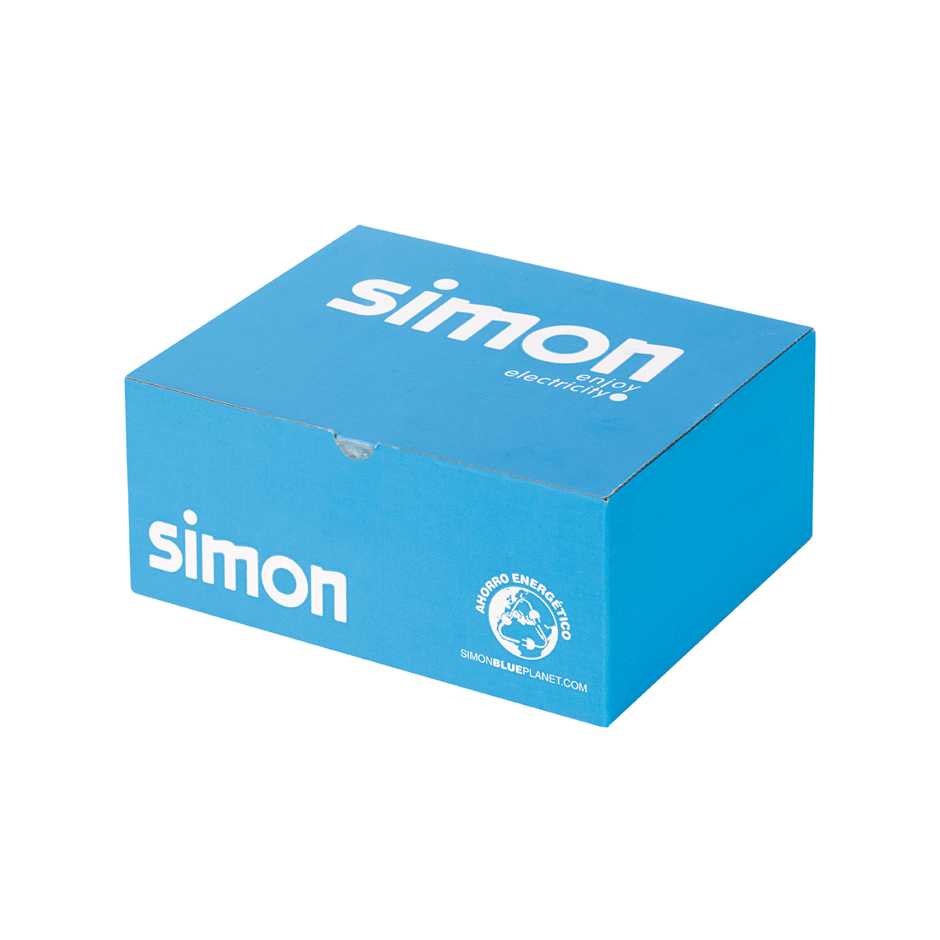 Монтажная коробка Simon Connect для влагостойкой основы IP66, под установку в фальшпол Simon K45 — товар в упаковке