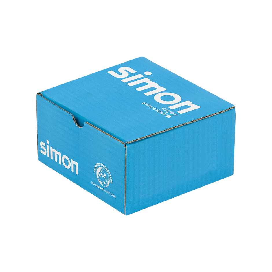 Основа лючка Simon Connect с замком на 1 модуль K45, влагостойкая, сталь — товар в упаковке