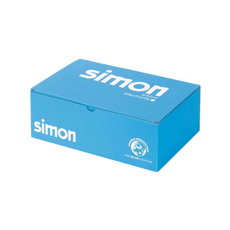 Люк Simon Connect на 4 Cima-модуля без днища, посадка 170х265 мм, серый — товар в упаковке