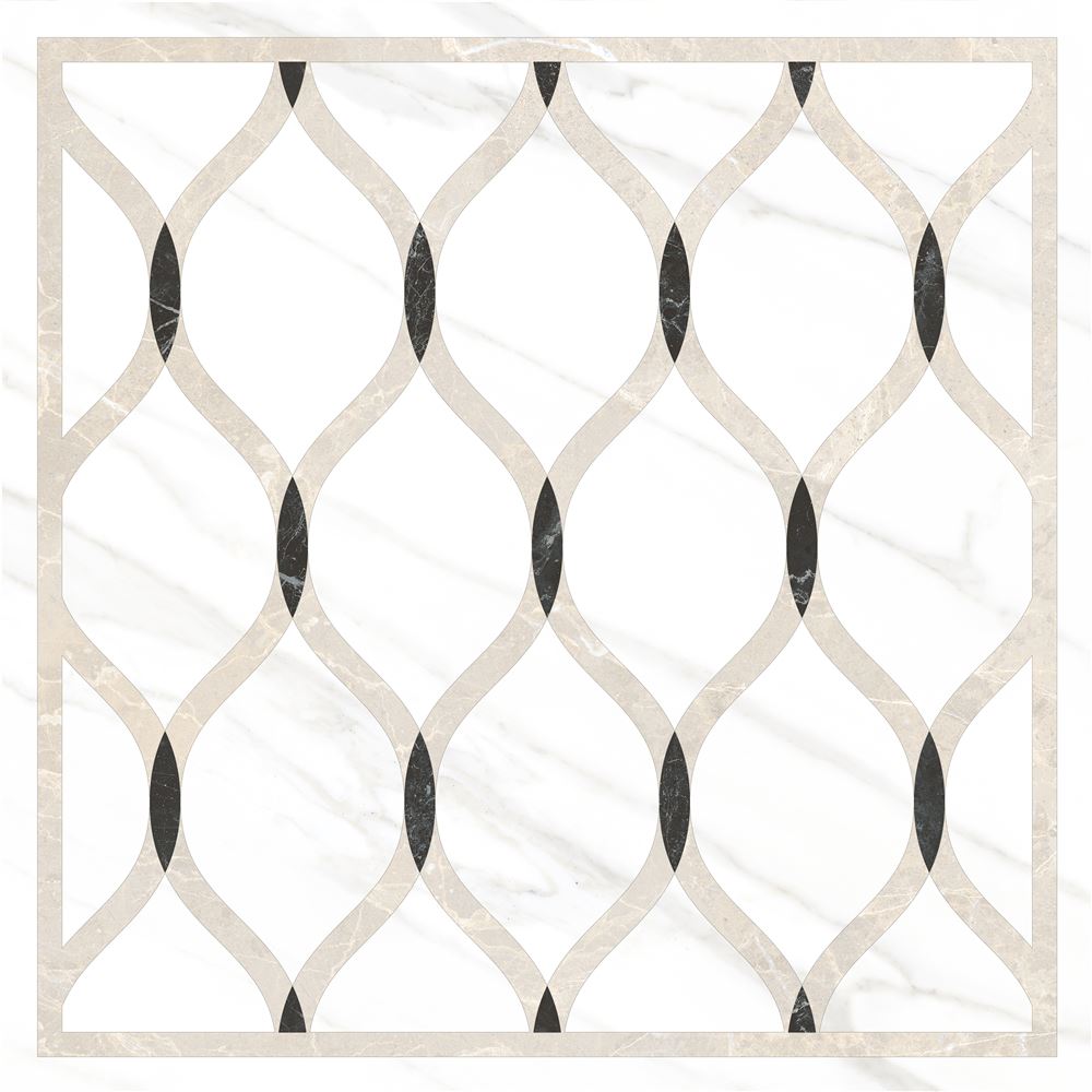 60x60 Marmori Классический Декор Лаппато R9 Ректификат