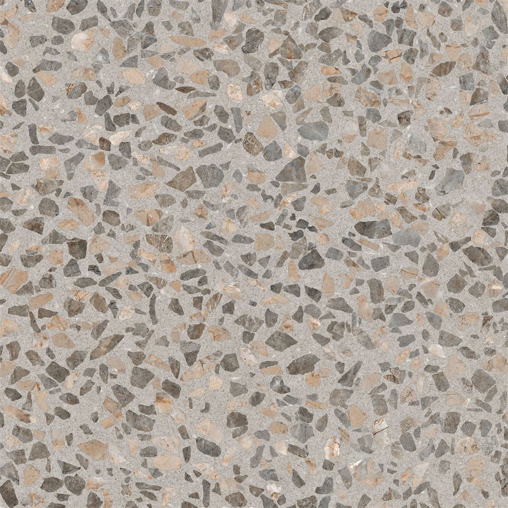 60x60 Теrrаzzo-X Темный Лаппато R9 Ректификат