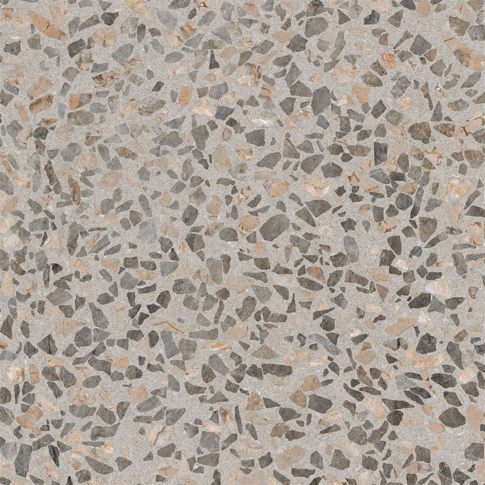 60x60 Теrrаzzo-X Темный Лаппато R9 Ректификат