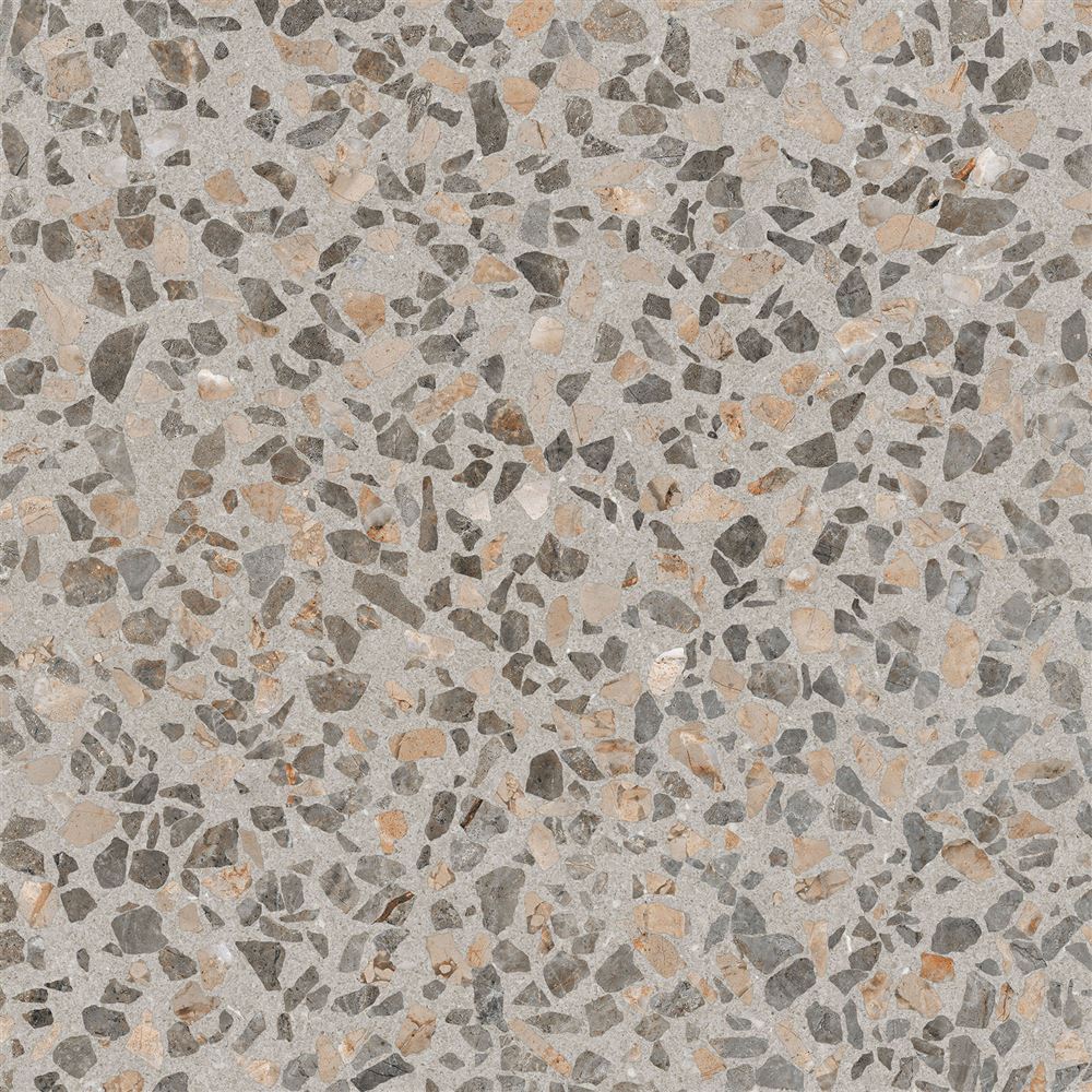 60x60 Теrrаzzo-X Темный Лаппато R9 Ректификат