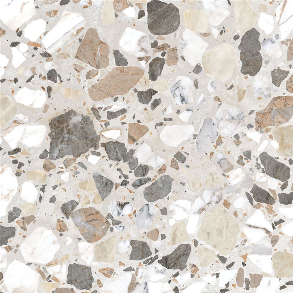 60x60 Marble-X Декор Терраццо Лаппато R9 Ректификат