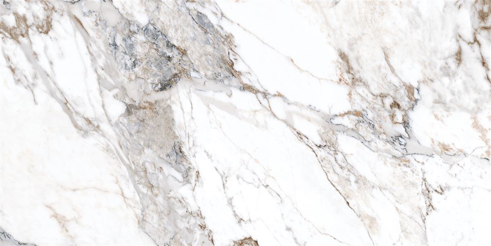 60x120 Marble-X Бреча Капрайа Белый Полированный Ректификат