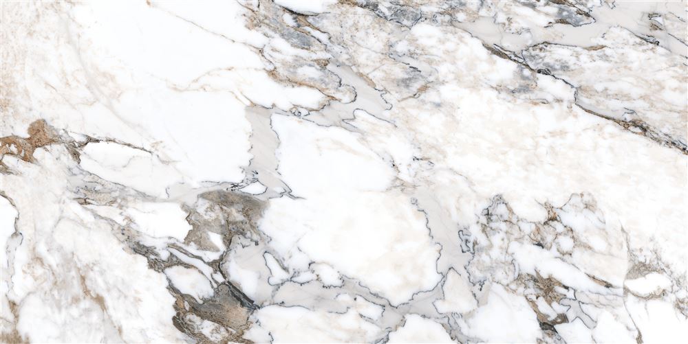 60x120 Marble-X Бреча Капрайа Белый Полированный Ректификат
