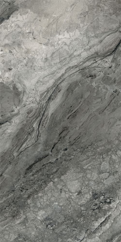 60x120 MarbleSet Иллюжн Темно-серый Полированный Ректификат