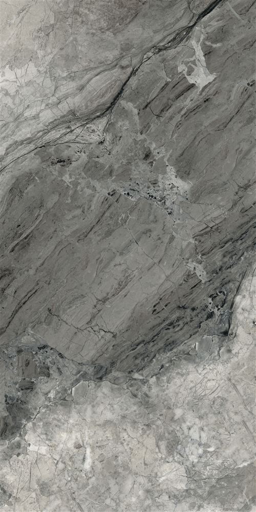 60x120 MarbleSet Иллюжн Темно-серый Полированный Ректификат