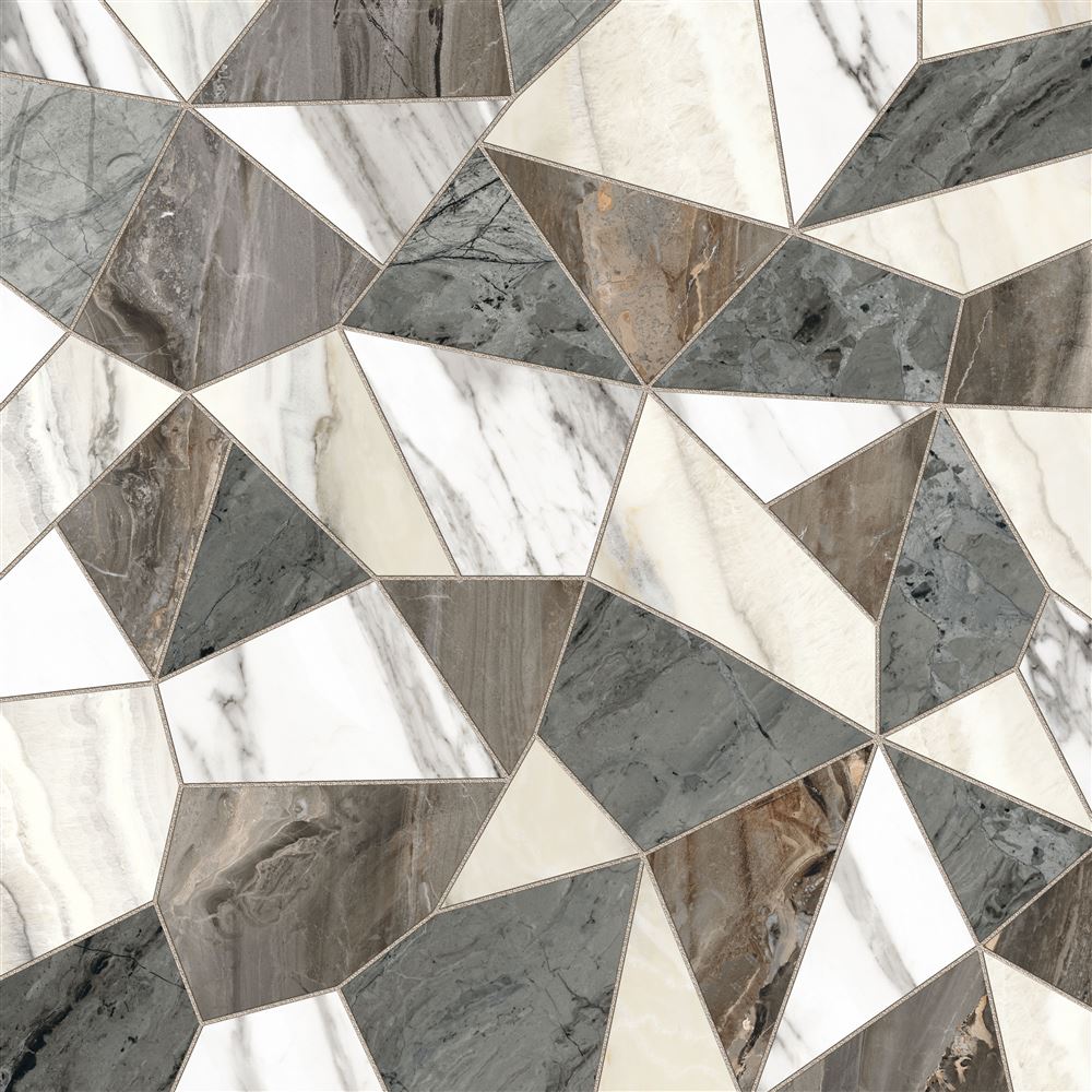 60x60 MarbleSet Декор "Микс Терраццо" Лаппато R9 Ректификат