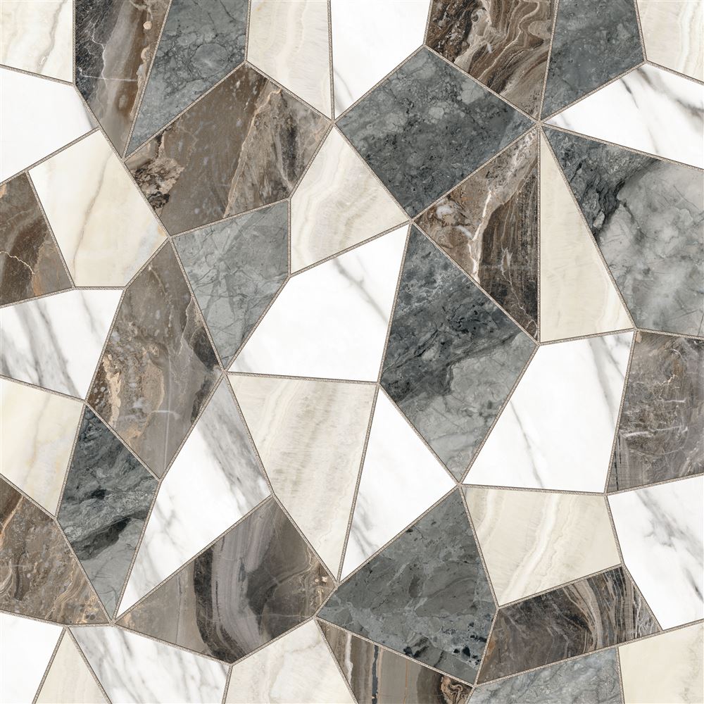 60x60 MarbleSet Декор "Микс Терраццо" Лаппато R9 Ректификат
