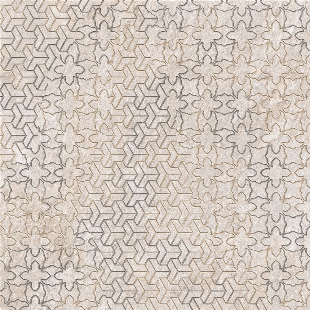 60X60 Quarstone Декор "Пэчворк" R10B Ректификат