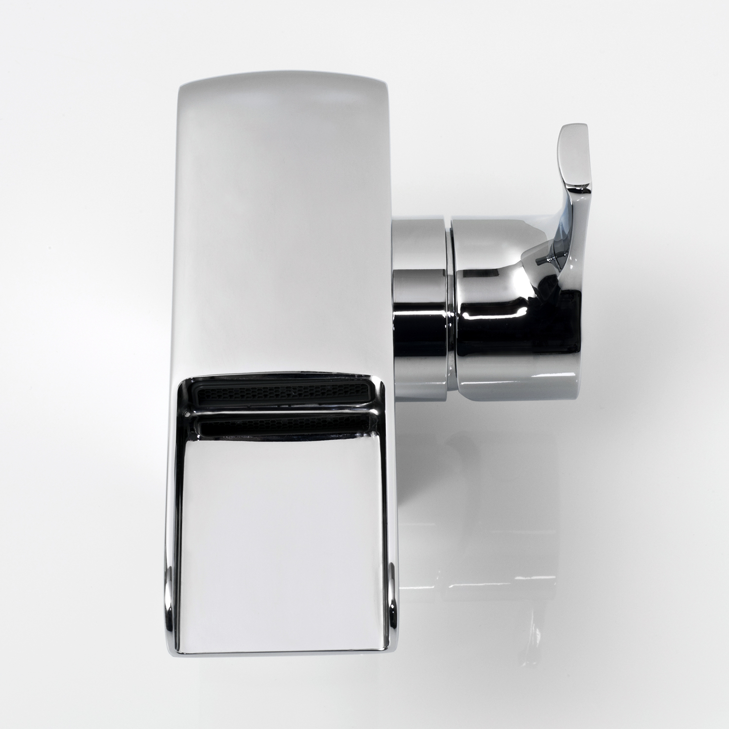Смеситель Wasserkraft Berkel 4800 каскадный — вид сверху на хромированный корпус