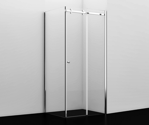 Душевой уголок Wasserkraft Vils 56R, 100х100 — стеклянная конструкция под углом